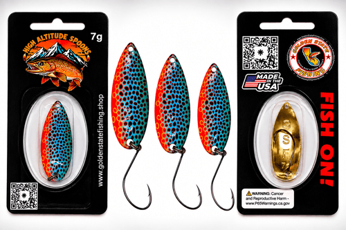 High Altitude Spoons (Buck) Brown Trout 3.5G 5.5G 7G