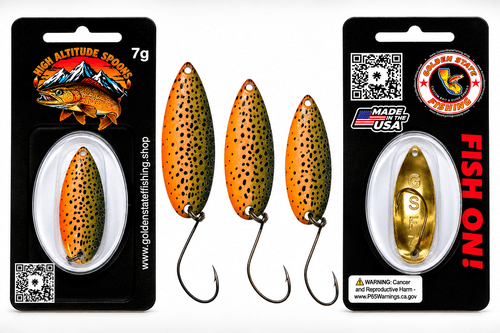High Altitude Spoons (Hen) Brown Trout 3.5G 5.5G 7G
