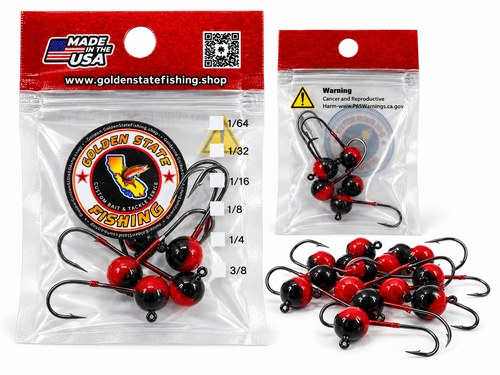 El Diablo 1/32 & 1/16 Ball Head hooks