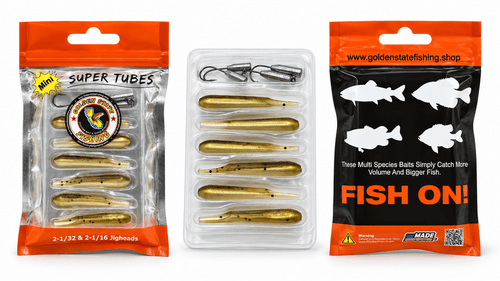 Mini Super Tube 1.75" (Gold & Brown Pearl)