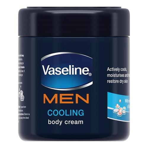 VASELINE BODY CREAM COOLING MENS 400ML