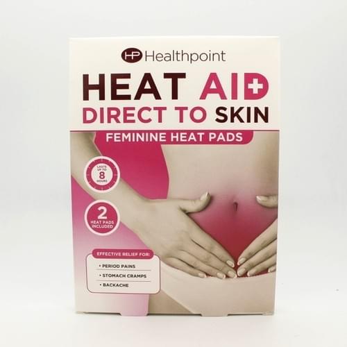 Feminine Direct To Skin Heat Pads 2 Pack