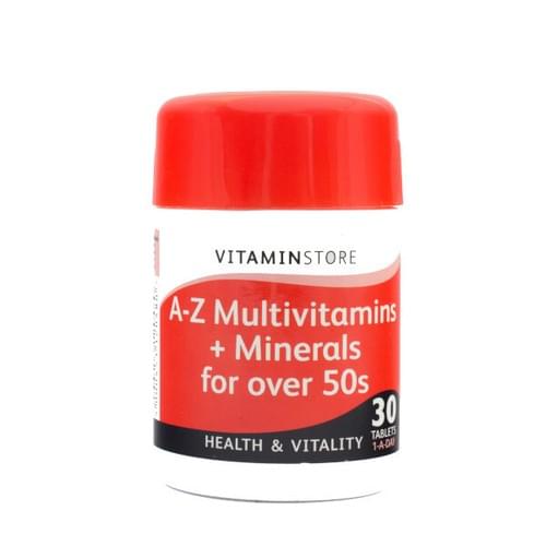 Vit Store A-Z Multivit + Mineral 50+ 30s