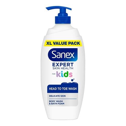 SANEX EXPERT SKIN HEALTH TOP TO TOE WASH KIDS PUMP 720ML