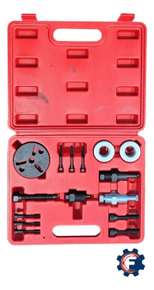 KIT EXTRACTOR E INSTALADOR TAPAS COMPRESOR C/MALETA (15 PIEZAS) V5/10PA15-17/505/507/508/510/709