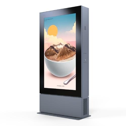75 inch Outdoor High Brightness Dual Side LCD Kiosk