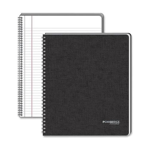Cambridge Limited Business Notebook, 8 1/2" x 11", 1 Subject, Legal Ruled, 96 Sheets, Black