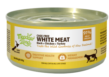 PET-FD-01013-White Meat (Duck+Chicken+Turkey) Canned Cat Food (All Life Stage)