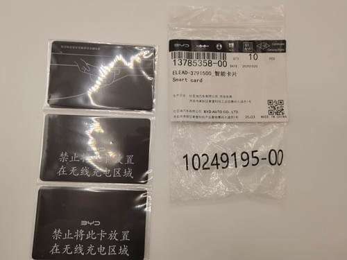 BYD NFC SMART CARD 13785358-00 ELEAD-3791500