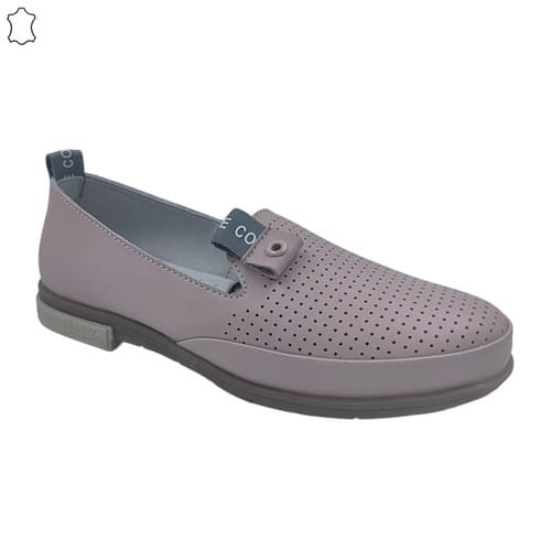 LFW-HE007-Pink Leather Shoes For Women