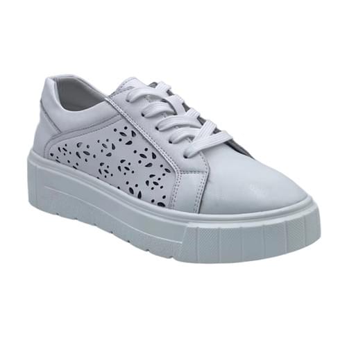 SKW-HE021-White Leather Sneakers Xuanfeng
