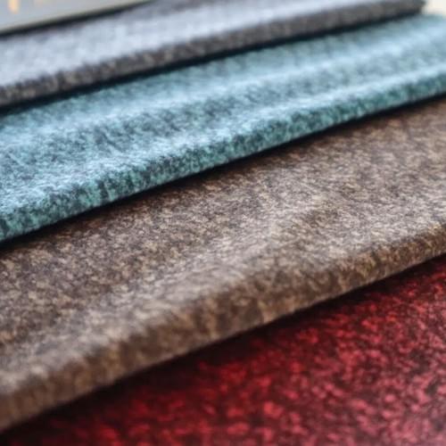 Heathered Matte Holland Velvet Fabric Sofa Furniture Upholstery