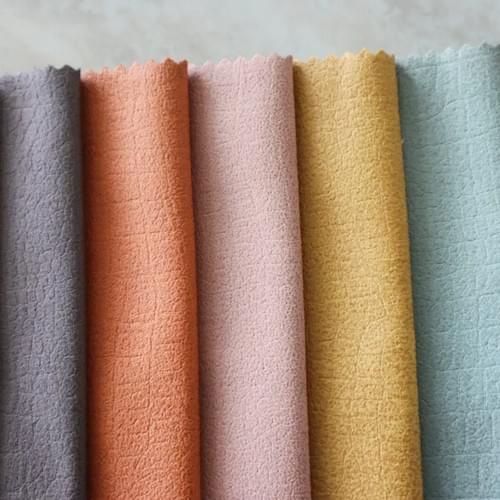 Embossed Faux Leather Upholstery Fabric