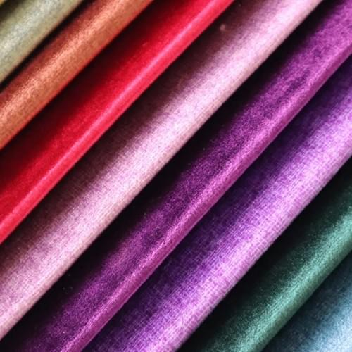Lustrous Printed Italian Velvet Upholstery Fabric