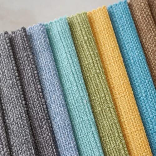 High-Quality Faux Linen Upholstery Sofa Fabric