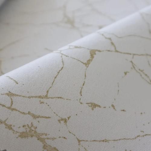 Luxury Gold Vein Marble Silicone Blackout Curtain Fabric