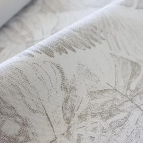 Tropical Leaf Jacquard 100% Blackout Curtain Fabric