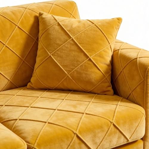 Quilted Holland Velvet Upholstery Fabric