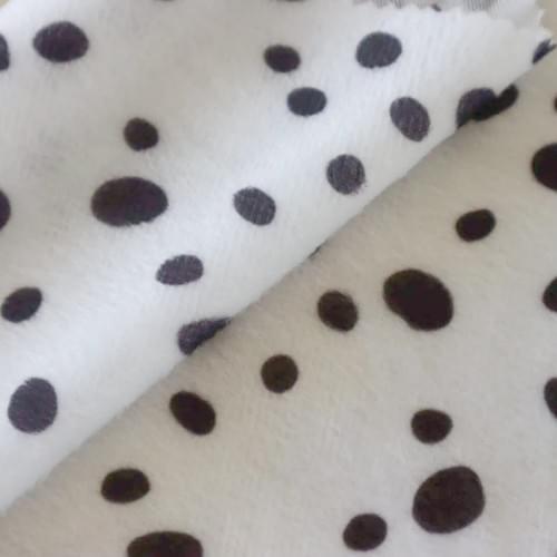 Spotted Fuzzy Short Plush Fabric Toys Home Textile