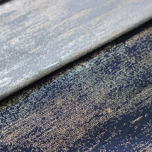 Luxury Gold Foil Printed Holland Velvet Upholstery Fabric