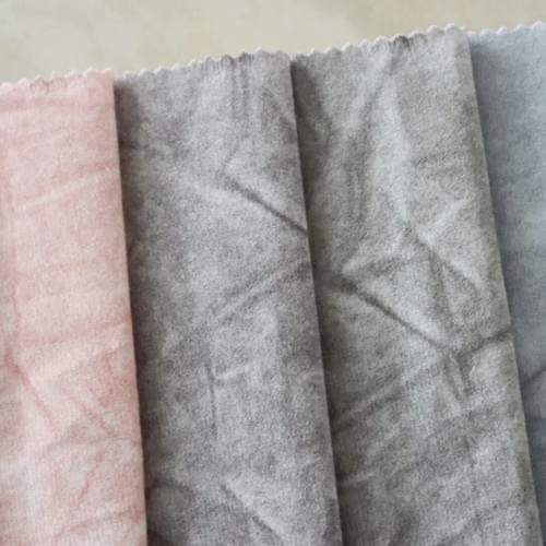 Vintage Embossed Holland Velvet Upholstery Fabric Retro Home