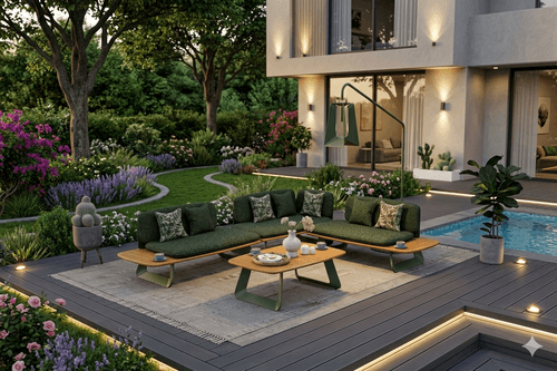 Morphx Green-Style Sofa