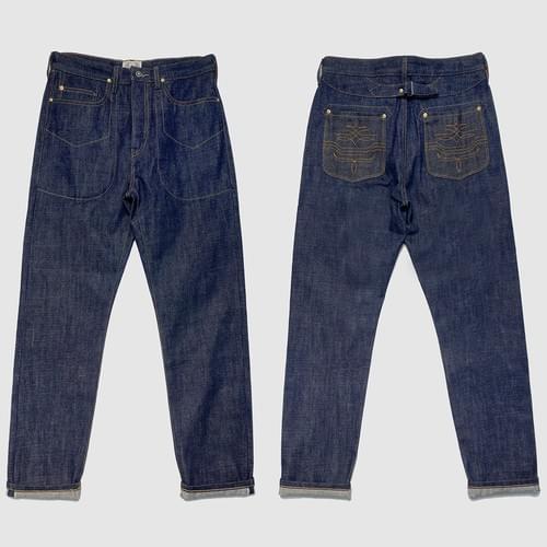 ZEN INDUSTRY INDIGO RED SELVEDGE CLASSIC JEANS