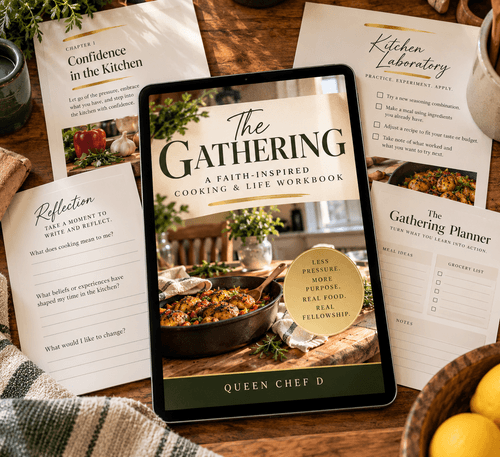 The Gathering: A Faith-Inspired Cooking & Life Workbook