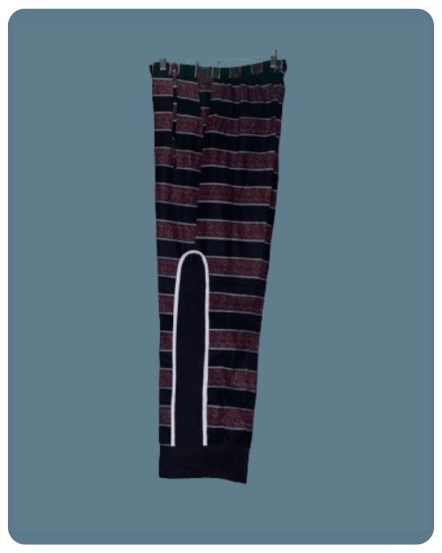Midnight Stripe Contrast Trousers
