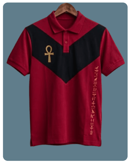 Kemet Ankh Heritage Polo