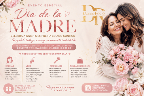 💖 Mes de Mamá en Salón Donde Rocío ✨