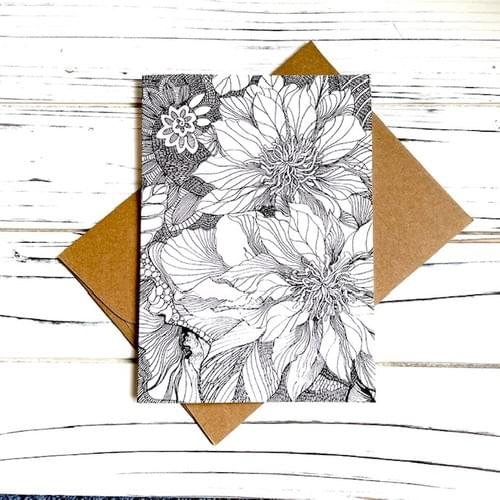 Tiger Lily Blank Note Cards