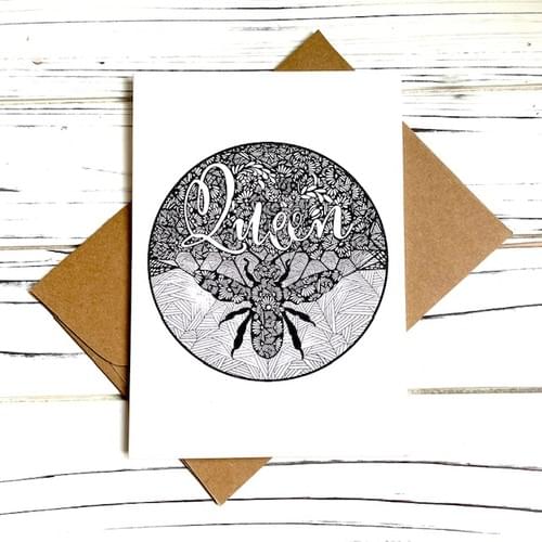 Queen Bee Note Cards