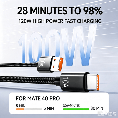 10A Super Fast Charging Type‑C Data Cable