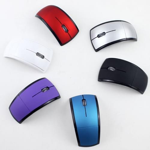 Foldable Arc Wireless Mouse|2.4G & Bluetooth Portable Travel Mouse