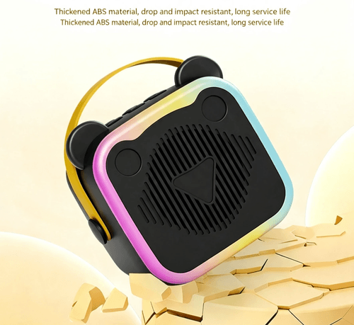 Mini Karaoke Bluetooth Speaker|Built‑in Mic|Live Streaming