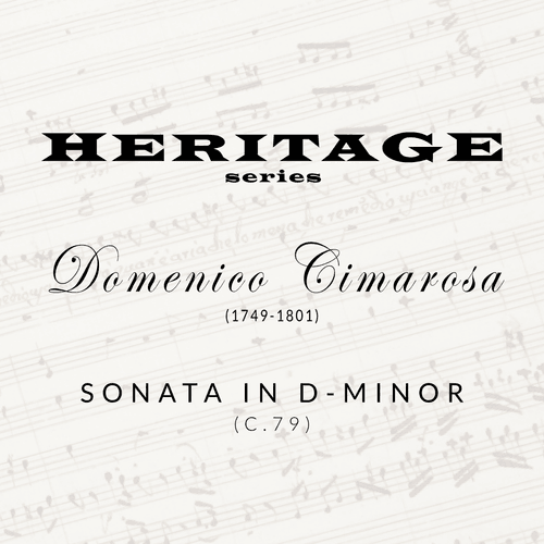 DOMENICO CIMAROSA, Sonata in D-minor C.79
