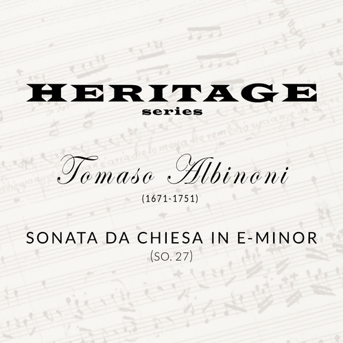 TOMASO ALBINONI, Sonata da Chiesa (SO.27)