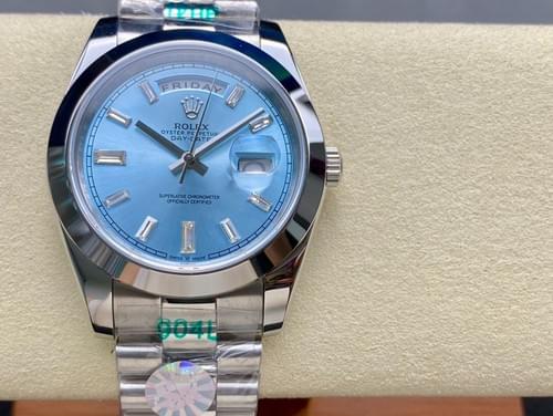 Rolex Diamond-Engraved Double Calendar Day-Date Series 40mm