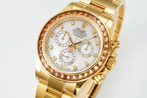 Custom-modified Rolex Daytona Hidden Model CVD Cultured Diamond Limited Edition
