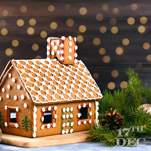 17/12 - 🎄🏠 Gingerbread House Decorating Party! 🏠🎄