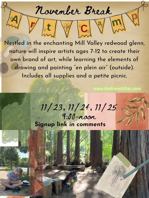 Mill Valley "En Plein Air" Art Camp – November Break 2026