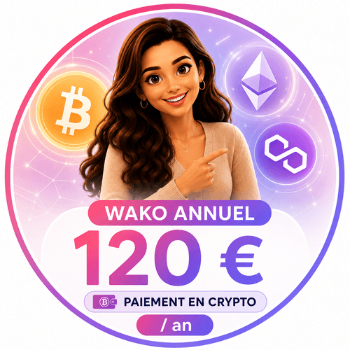 Wako Annuel – Paiement Crypto