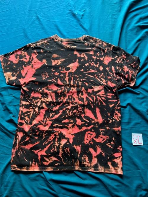 Halloween Splat Crunch Pattern Reverse Tie Dye