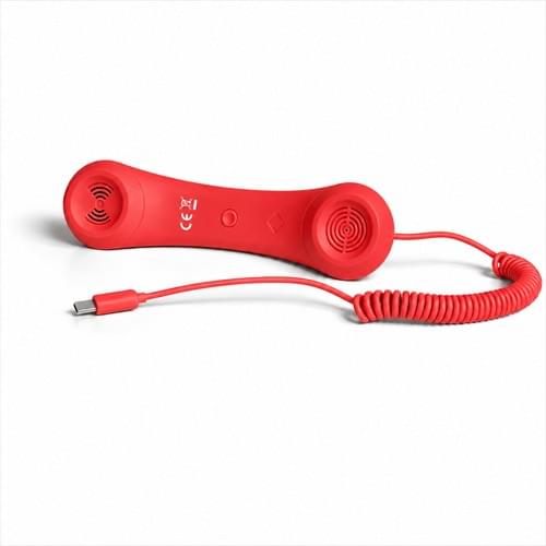 3289 USB Type-C Retro Phone Handset Red