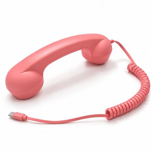210 USB Type-C Retro Phone Handset Pink