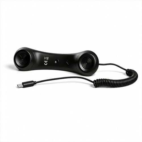3289 USB Type-C Retro Phone Handset Black