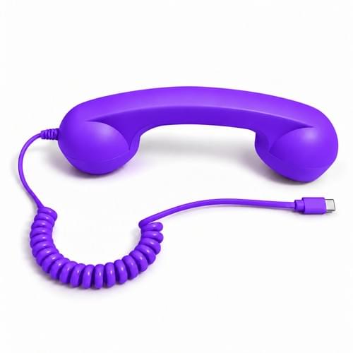 210 USB Type-C Retro Phone Handset Purple