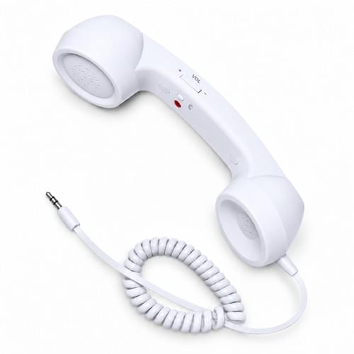 569 3.5mm Retro Phone Handset White