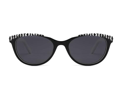 Zebra Pattern Double Colors Acetate Sunglasses Factory Wholesale Price